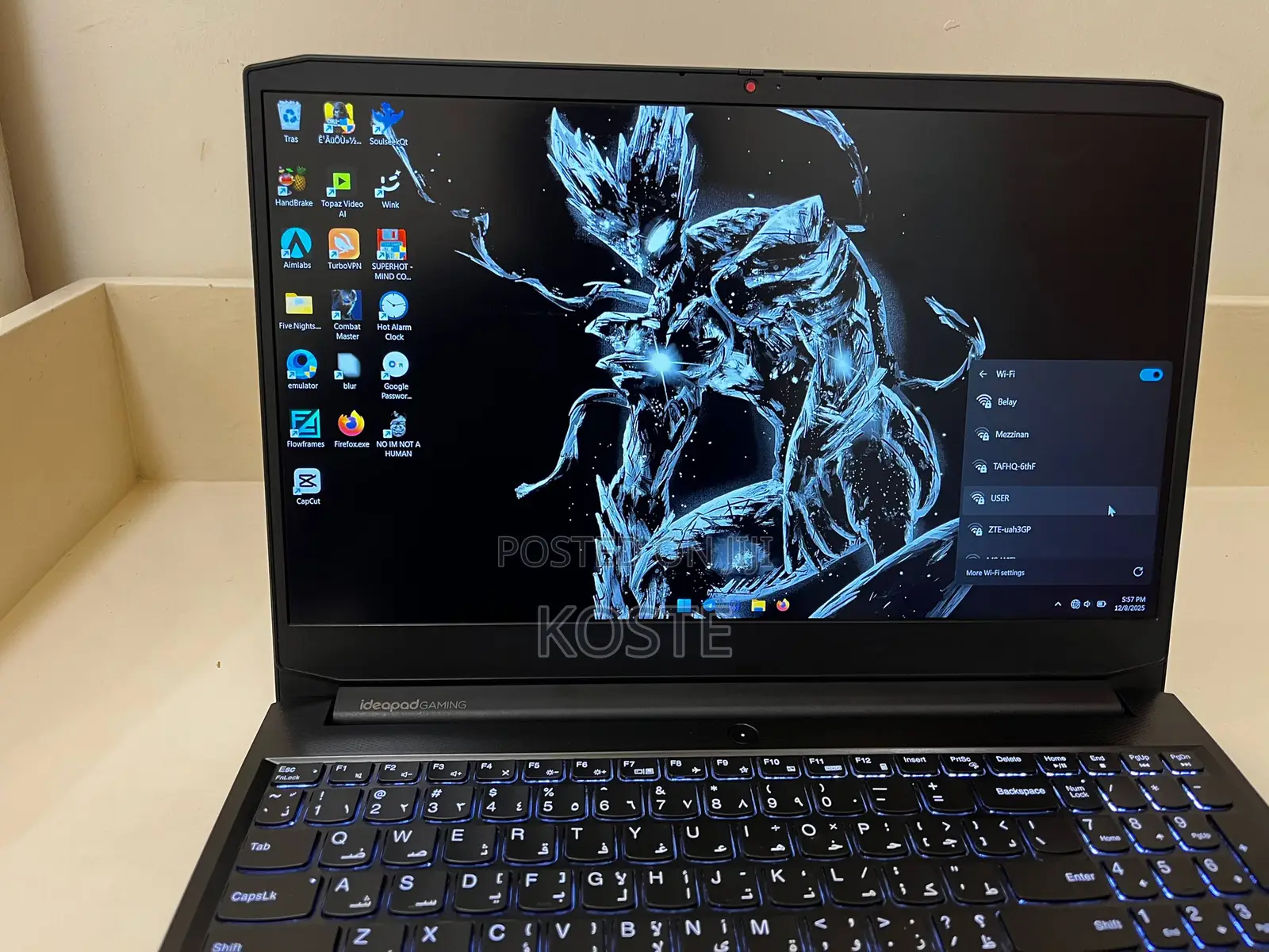 Laptop Lenovo Ideapad Gaming 3 8GB Intel Core I7 SSD 1T