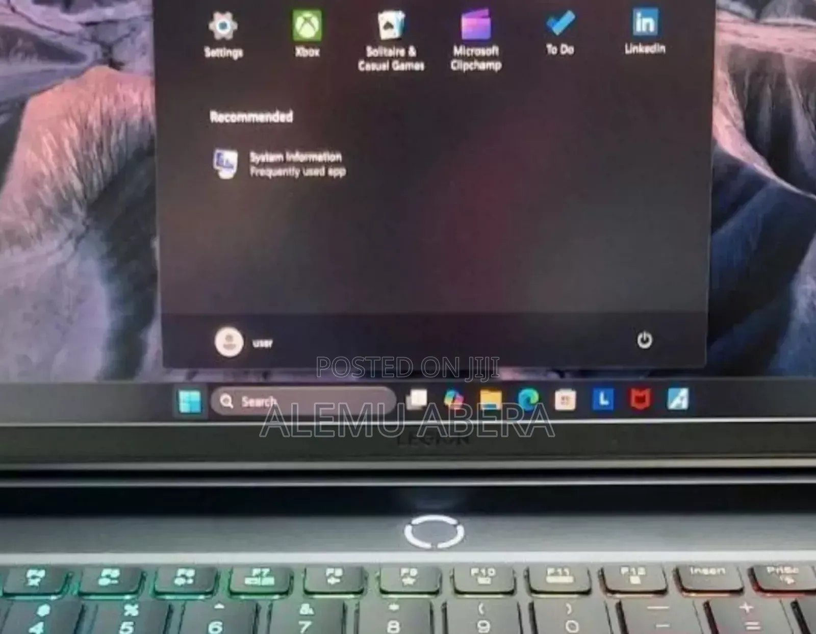 New Laptop Lenovo Legion 7 32GB Intel Core i9 SSD 1T