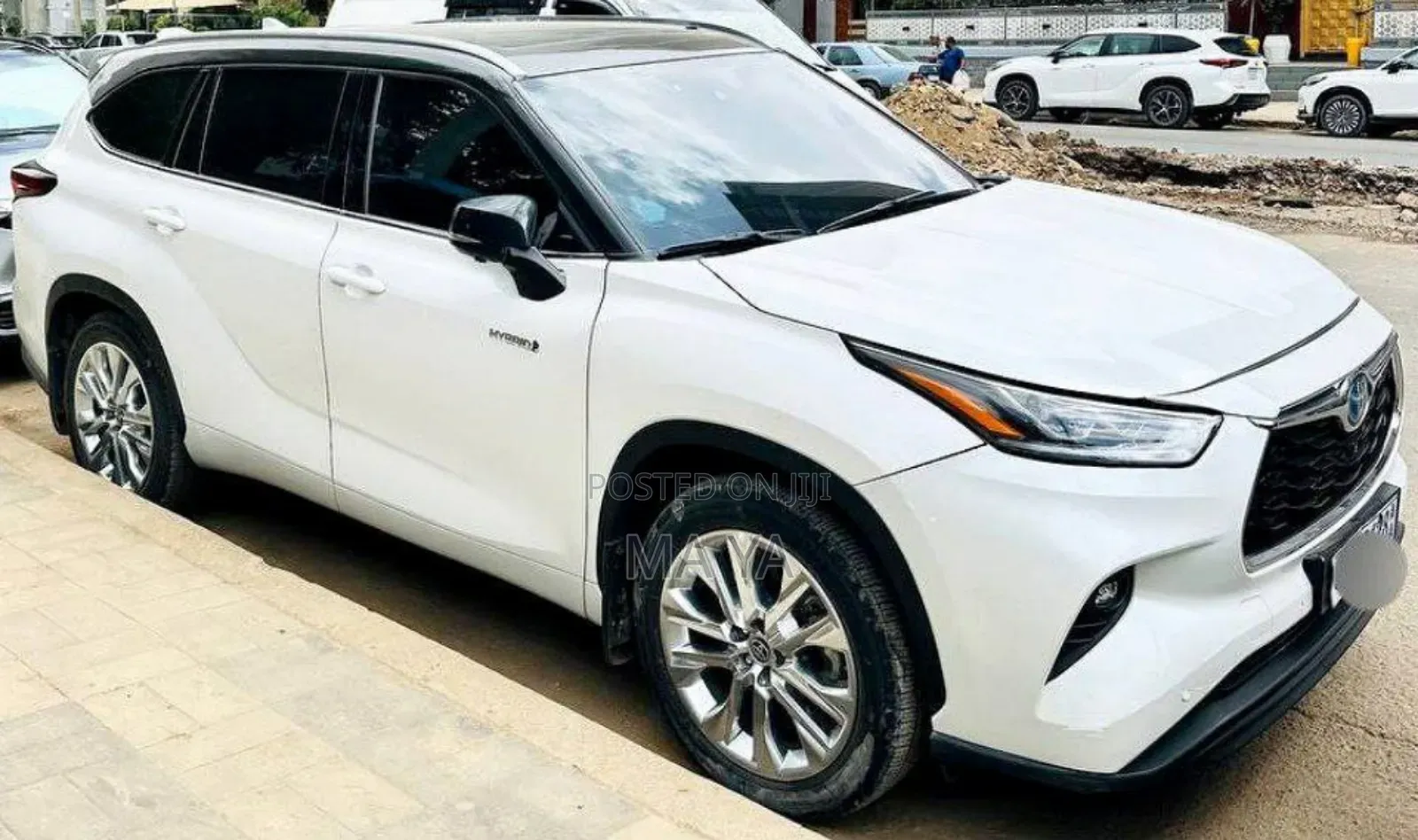 Toyota Highlander Hybrid Limited 2024 White