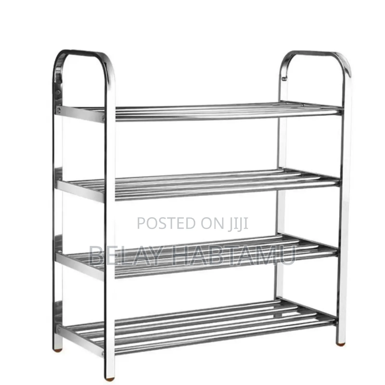 ባለ 4 ደረጃ ጫማ መደርደሪያ 4 Layer Stainless Steel Shoes Rack