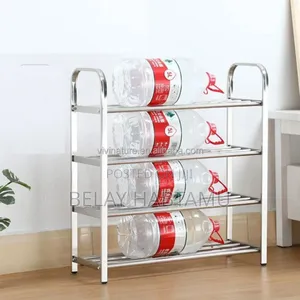 ባለ 4 ደረጃ ጫማ መደርደሪያ 4 Layer Stainless Steel Shoes Rack