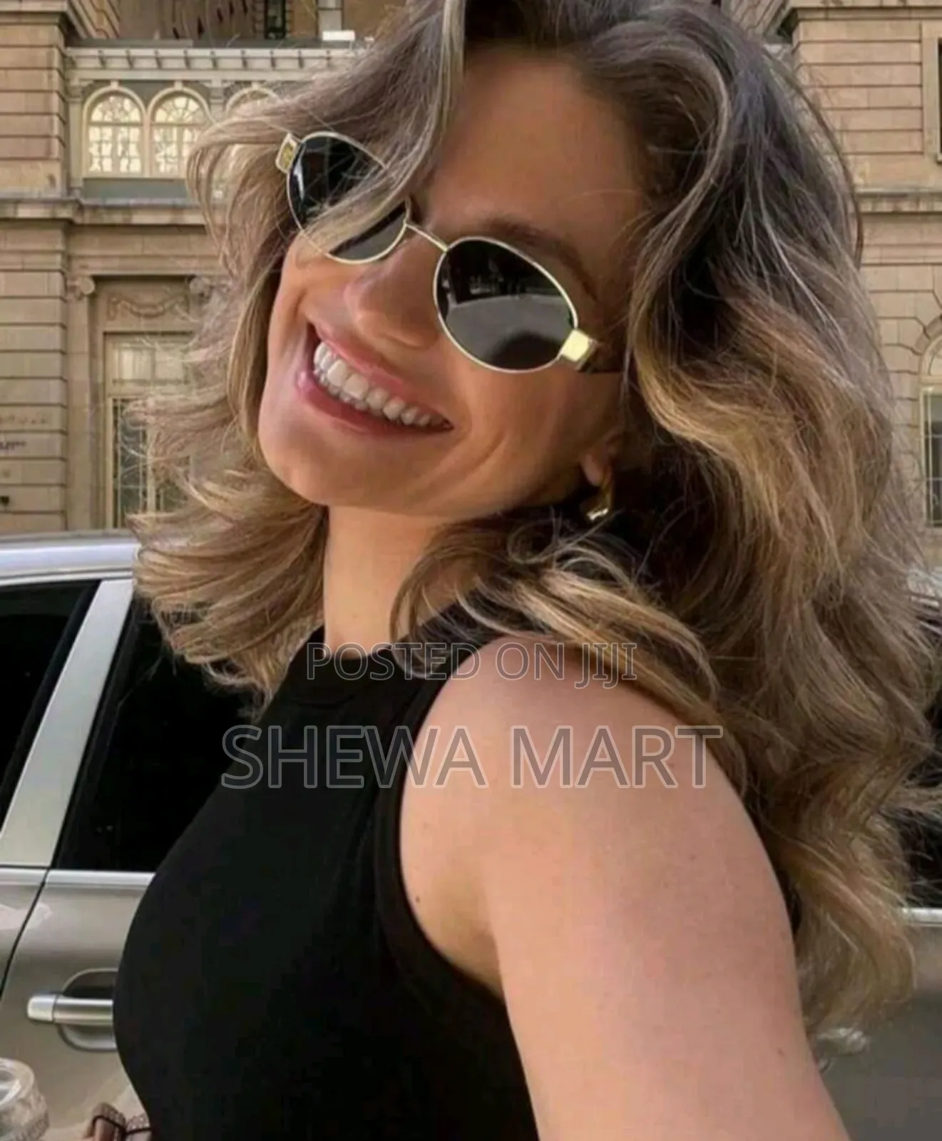 Retro Oval Fashion Metal Fashion Glasses, Classic Design For Outdoor