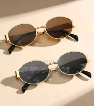 Retro Oval Fashion Metal Fashion Glasses, Classic Design For Outdoor