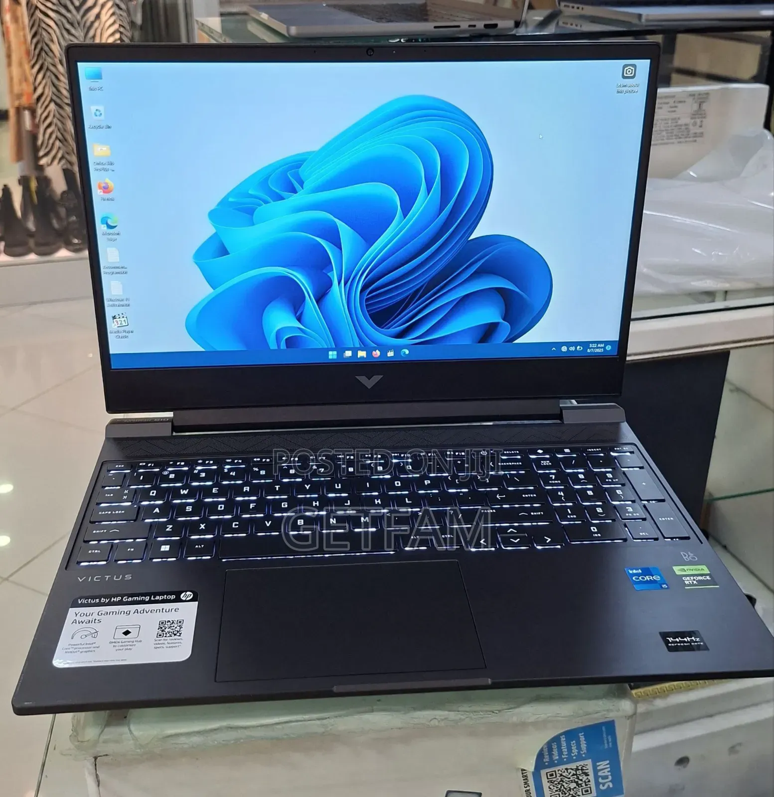 New Laptop HP Victus 15 16GB Intel Core I7 SSD 512GB