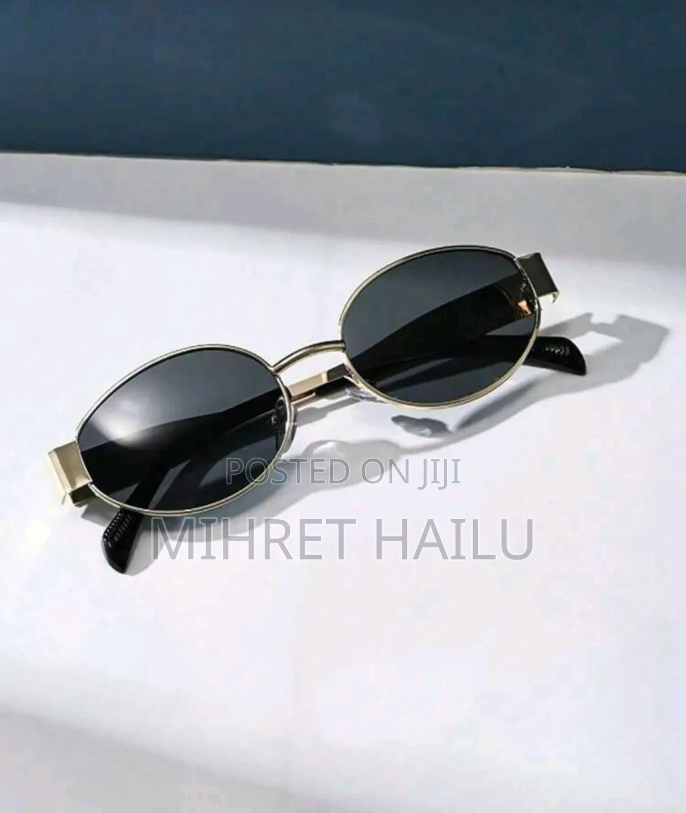 Retro Oval Fashion Metal Fashion Glasses, Classic Design for Outdoor