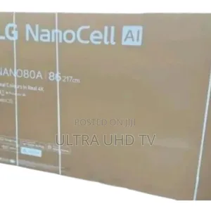 Lg Nanocell Ai 86-Inch (217 Cm) Smart Tv, Model Nano80a.