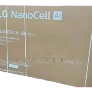 Lg Nanocell Ai 86-Inch (217 Cm) Smart Tv, Model Nano80a.