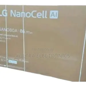 Lg Nanocell Ai 86-Inch (217 Cm) Smart Tv, Model Nano80a.