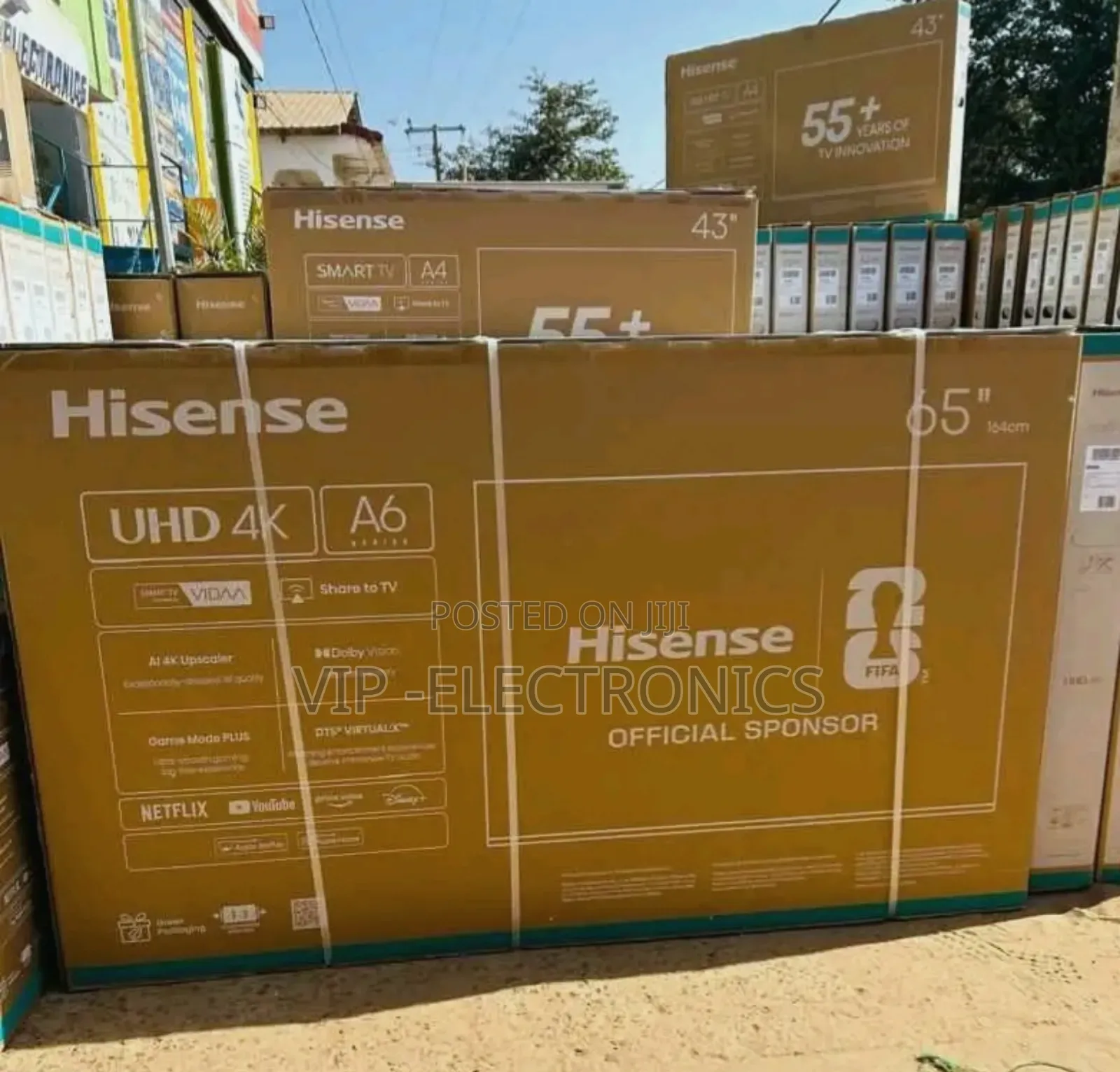 Hisense 65 Inch Tv Smart Uhd A6 New 2025 Model Tv