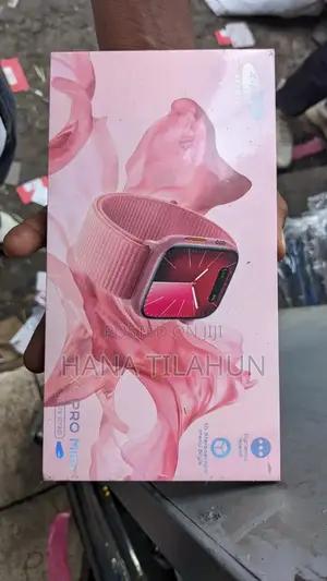 X- Mini Smart Watch in Pink.