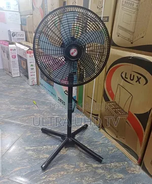 Lg 18" Standing Fan in Black. It Provides Powerful Cooling With
