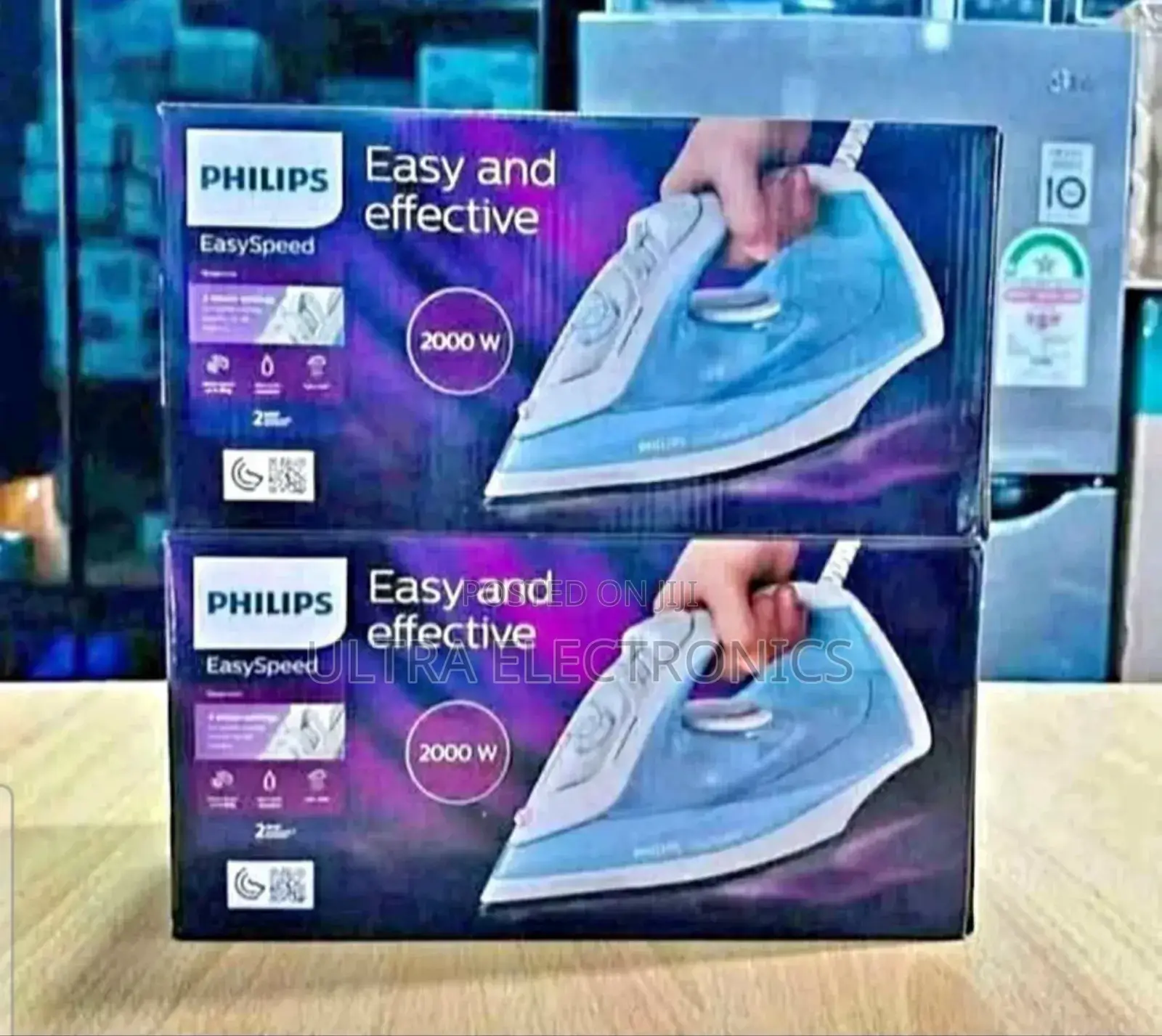 Philips Easyspeed Steam Iron. Power: 2000 W
