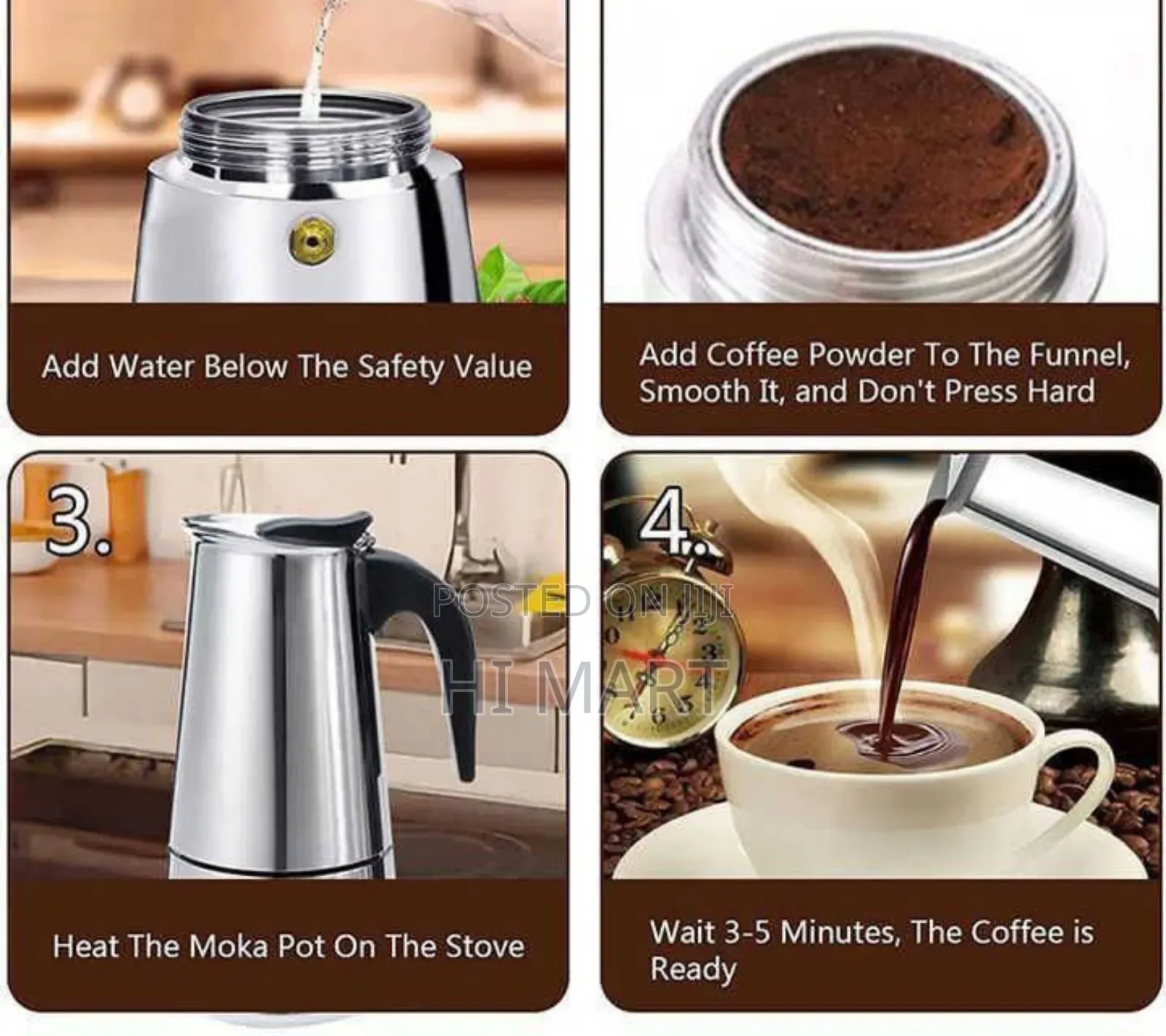 High Quality Stainless Steel Espresso Maker