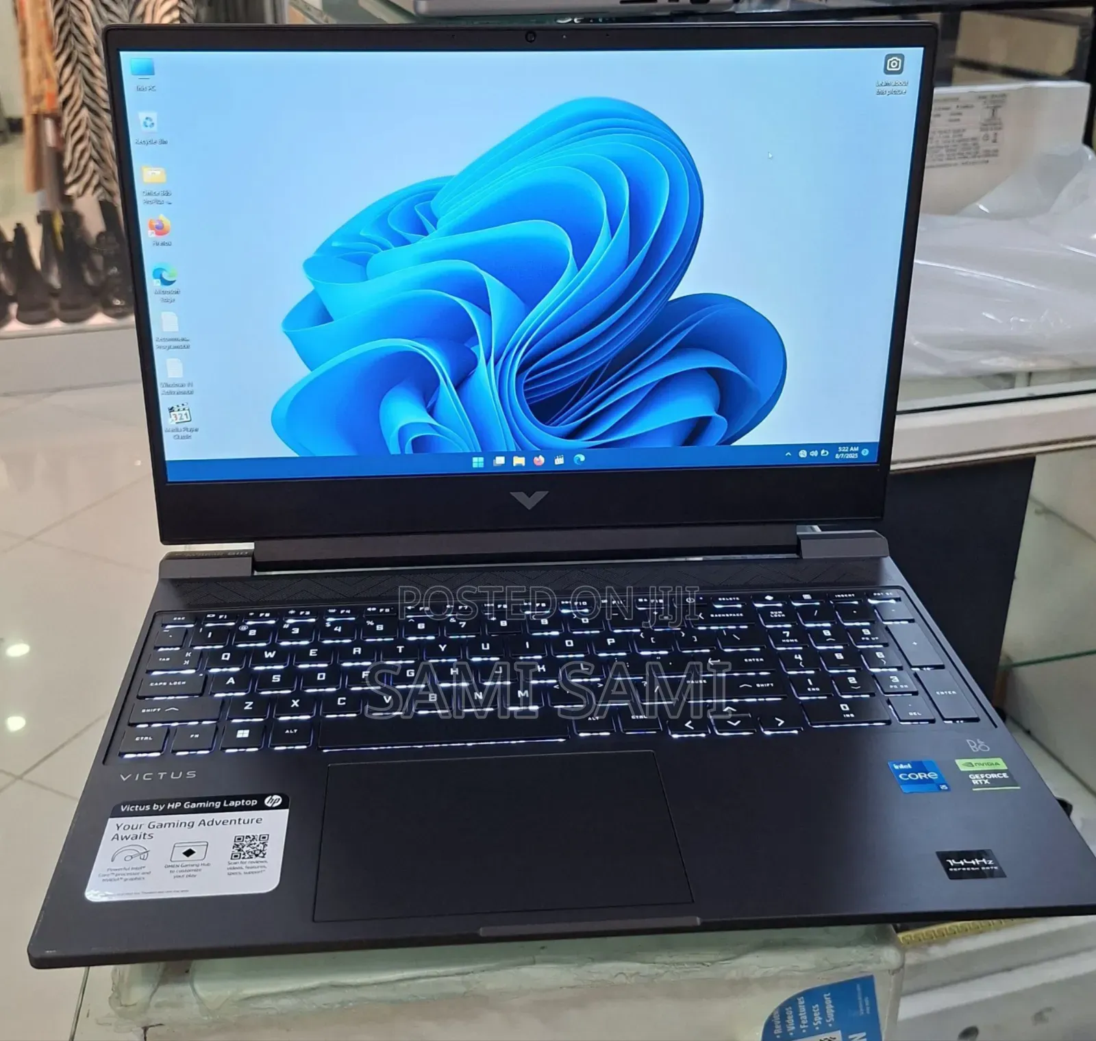 New Laptop HP Victus 15 16GB Intel Core I7 SSD 512GB
