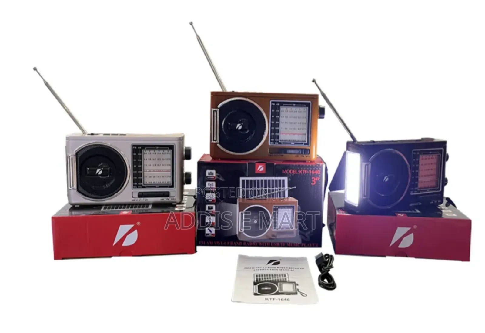 Multi-Function Solar Radio With Speaker