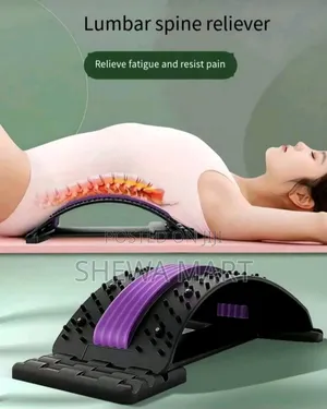 Back Stretcher Multi-Level Adjustable Massager Waist Neck Fitness Lumb