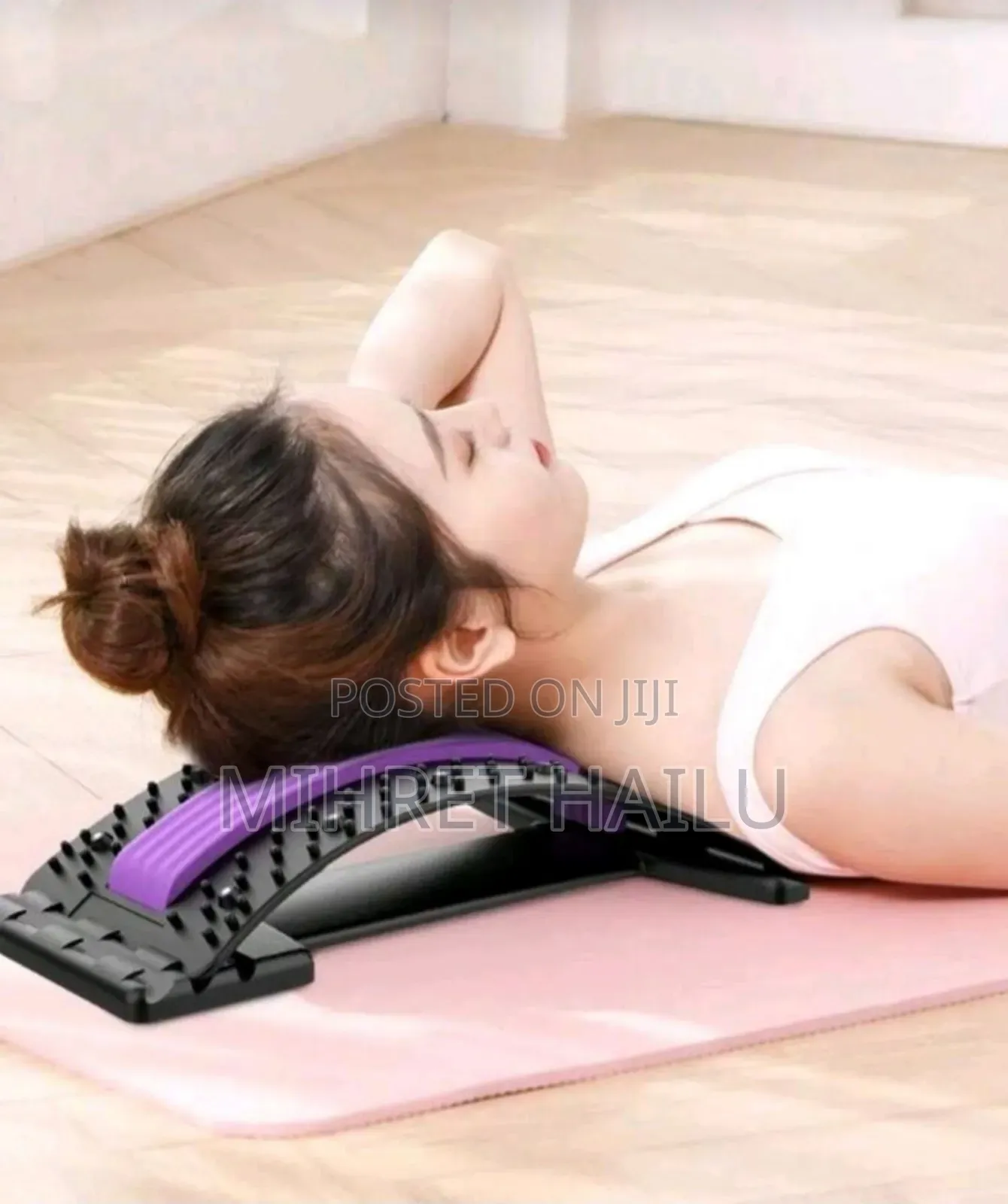 Back Stretcher Multi-Level Adjustable Massager Waist Neck Fitness Lu