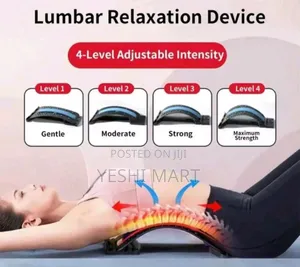 Back Stretcher Multi-Level Adjustable Massager Waist Neck Fitness Lumb