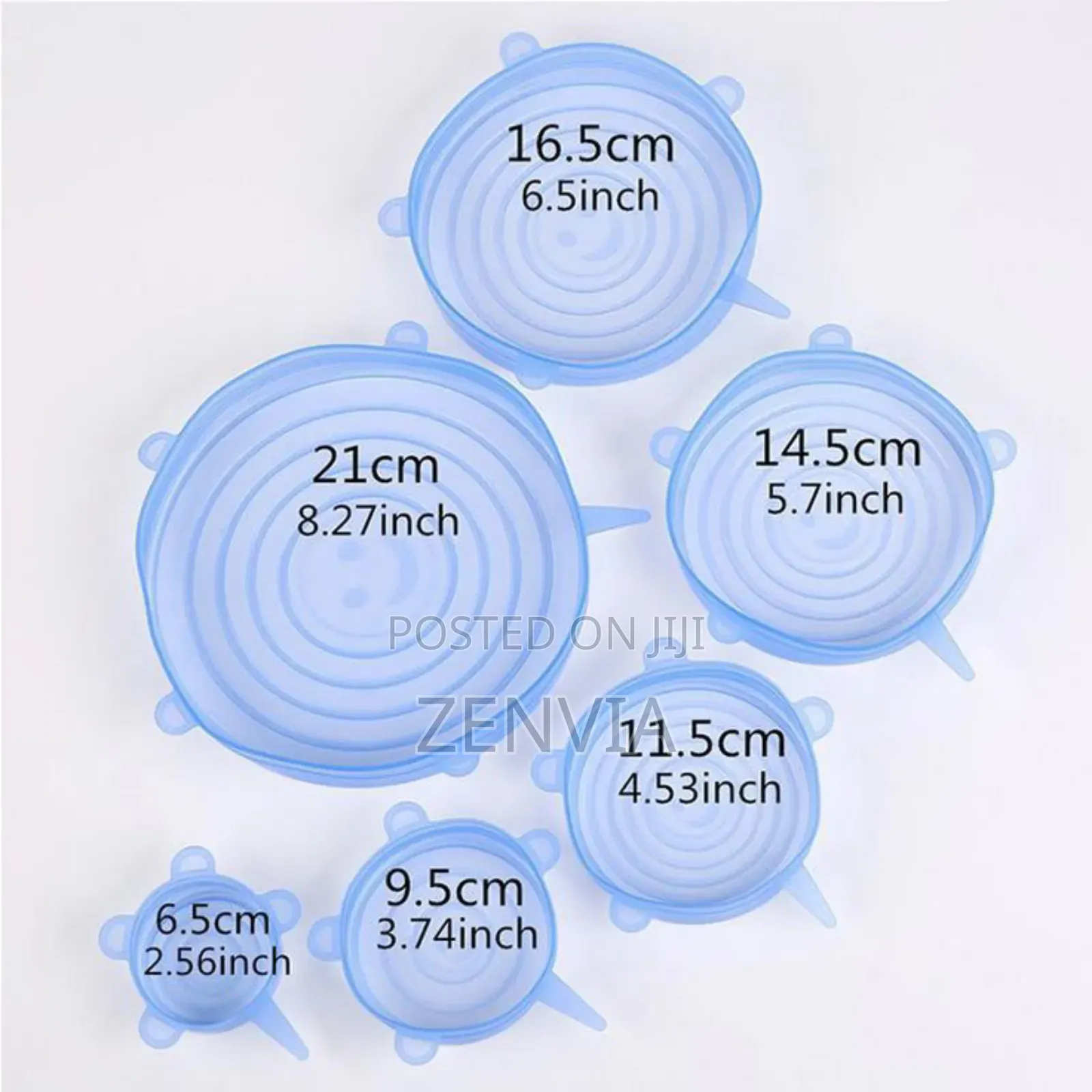Super Stretch Silicon Lids ( 6 Pcs)/Free Delivery/
