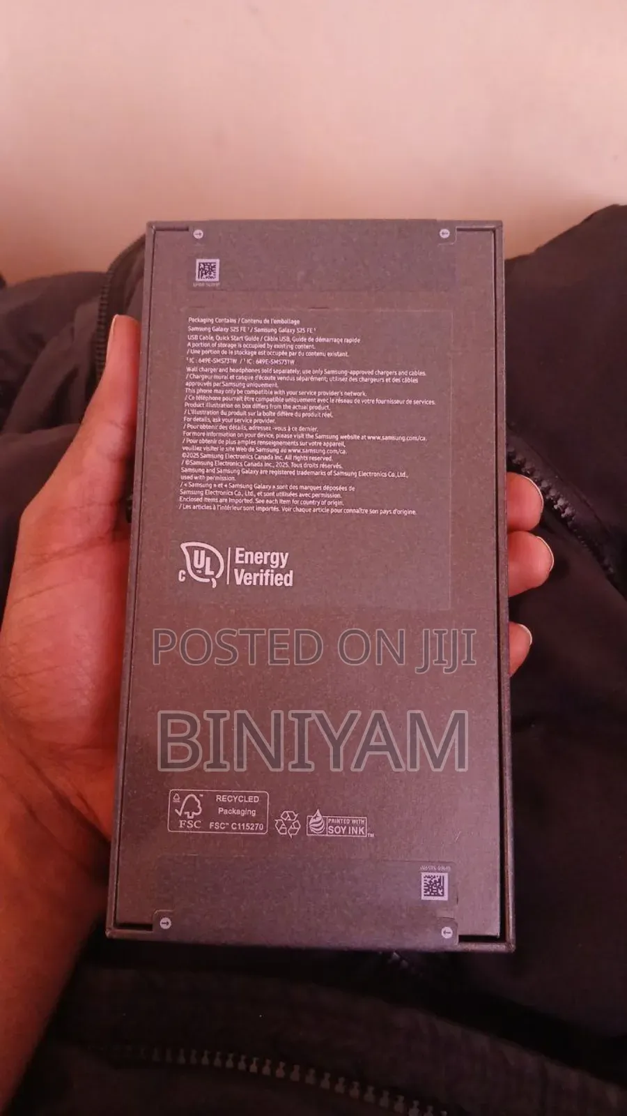 New Samsung Galaxy S25 Ultra 256 GB Black