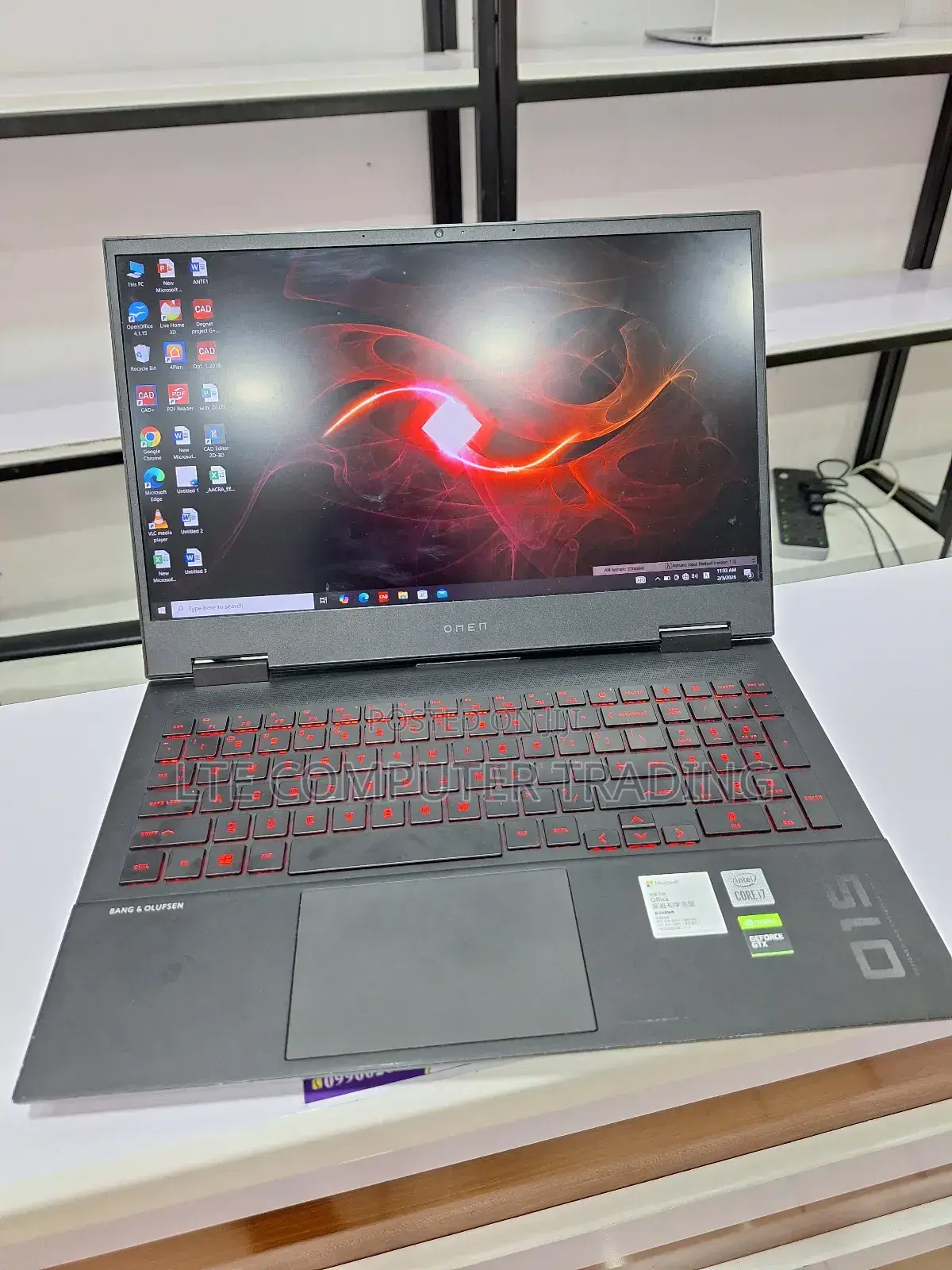New Laptop HP Omen 15 16GB Intel Core I7 SSD 512GB