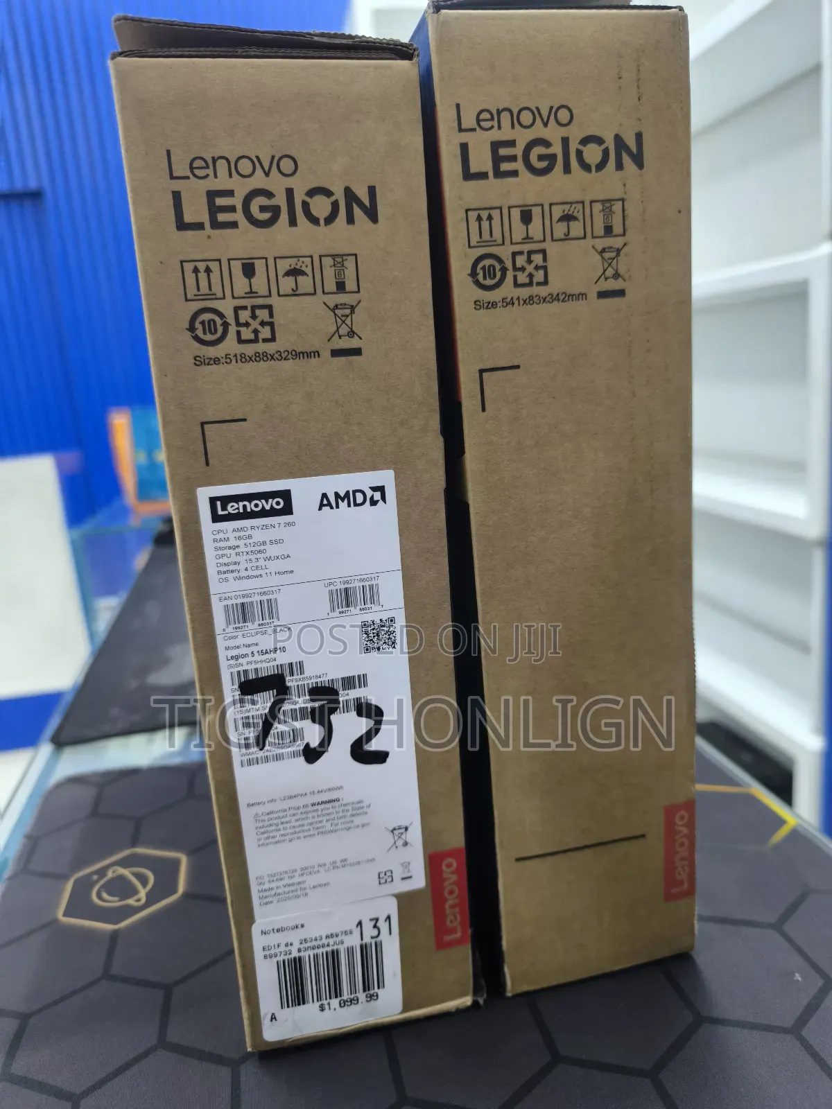 New Laptop Lenovo Legion 5 16GB AMD Ryzen 7 SSD 512GB