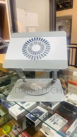 Laptop Stand With Fan Rotatable 360 Degree