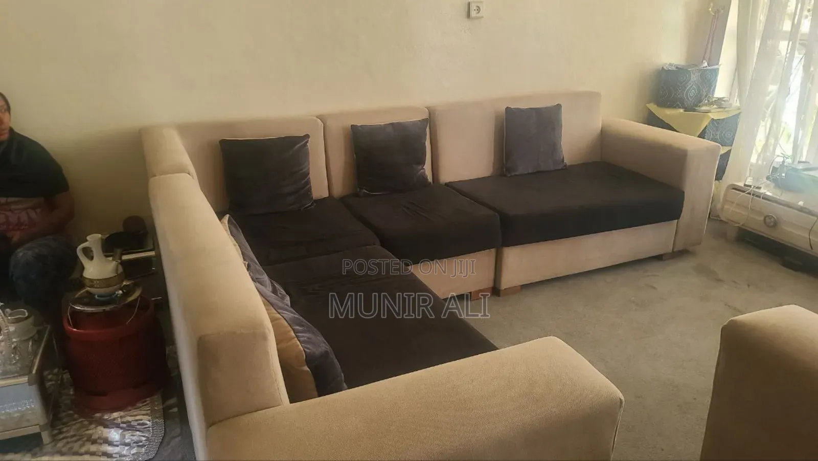 Sofa ሶፋ U Shape Sofa Used Best Quality