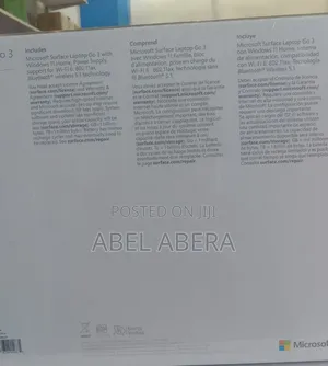 New Laptop Microsoft Surface Go 3 8GB Intel Core I5 SSD 256GB