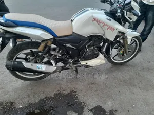New TVS Apache 180 RTR 2022 White