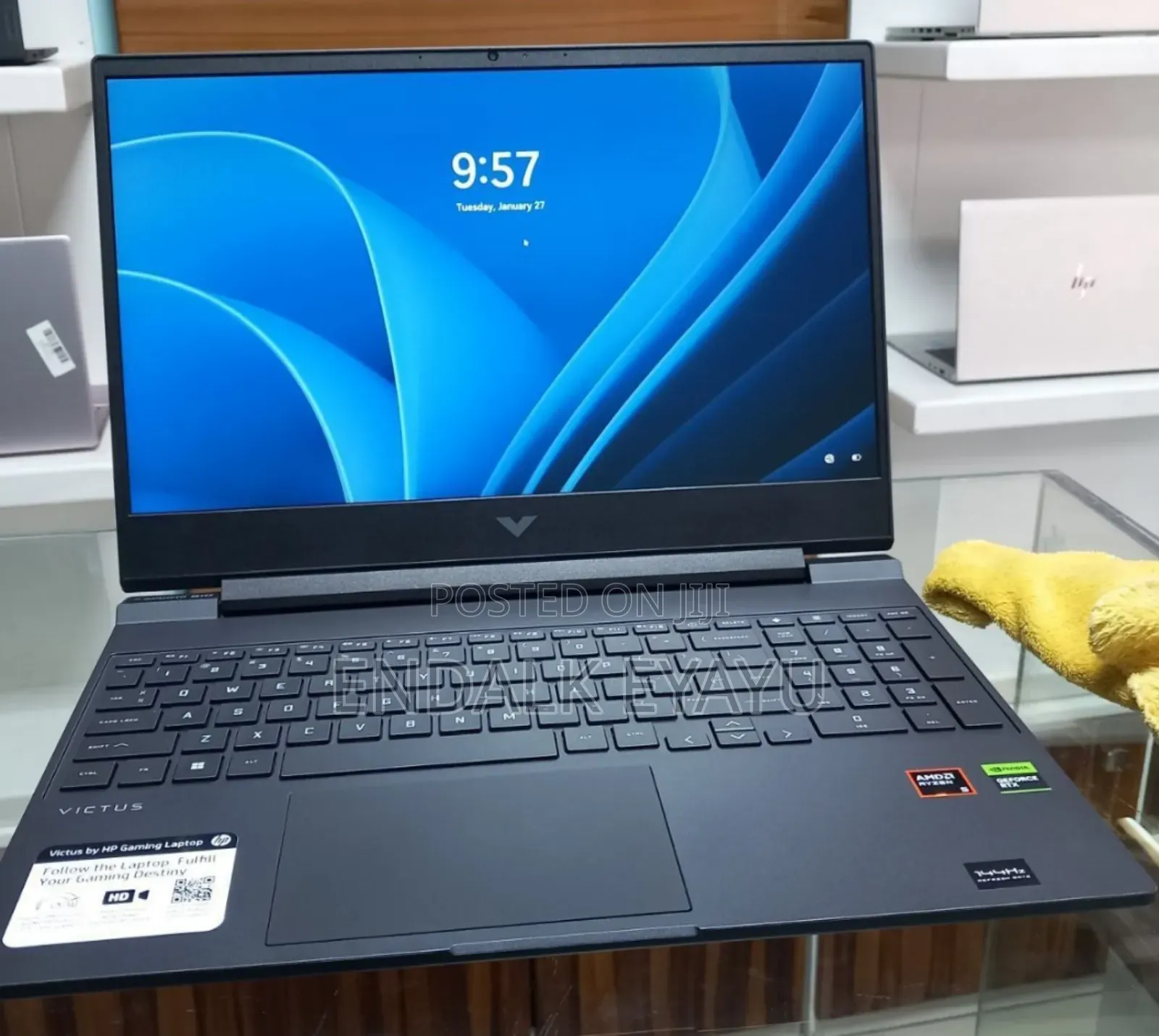 New Laptop HP Victus 15 8GB AMD Ryzen 5 SSD 512GB