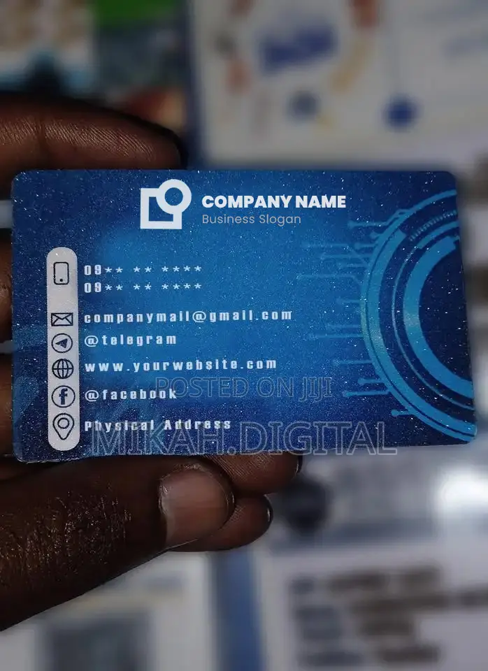 Shining Mesh Business Card Design + Printing Free Delivery