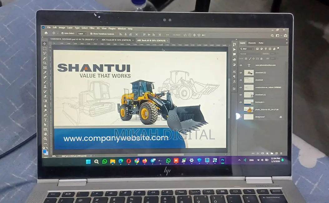 Shining Patterned Business Card Design + Printing Free Delivery