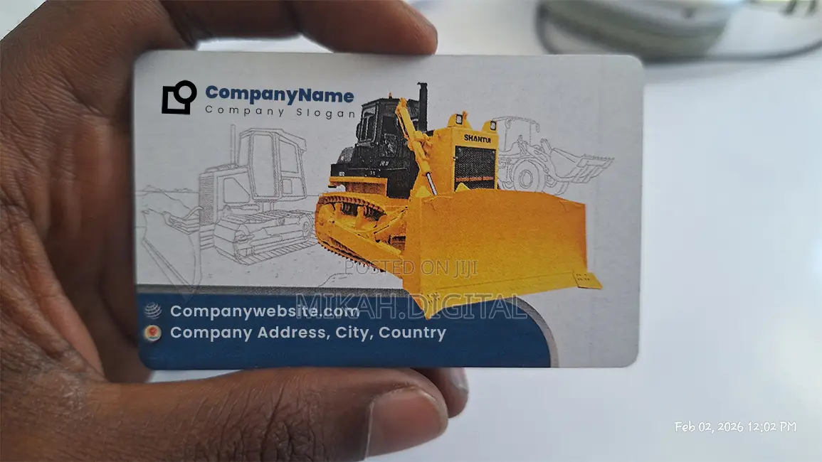 250g Glossy Business Card Design + Printing Free Delivery