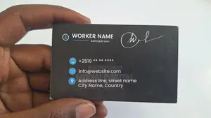 300g Laminated Quality Business Card Design + Printing Free Delivery