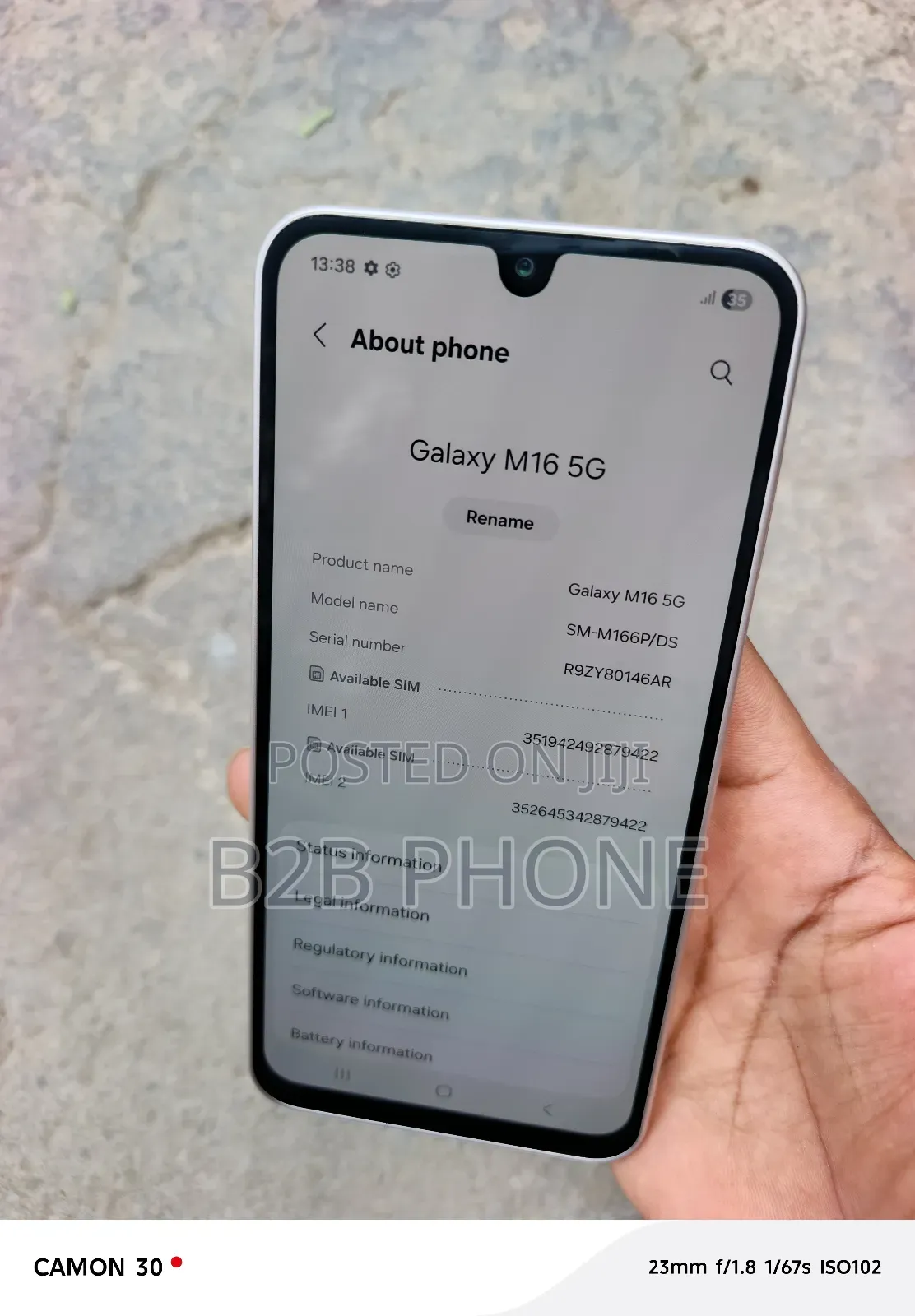 New Samsung Galaxy M16 128 GB Pink