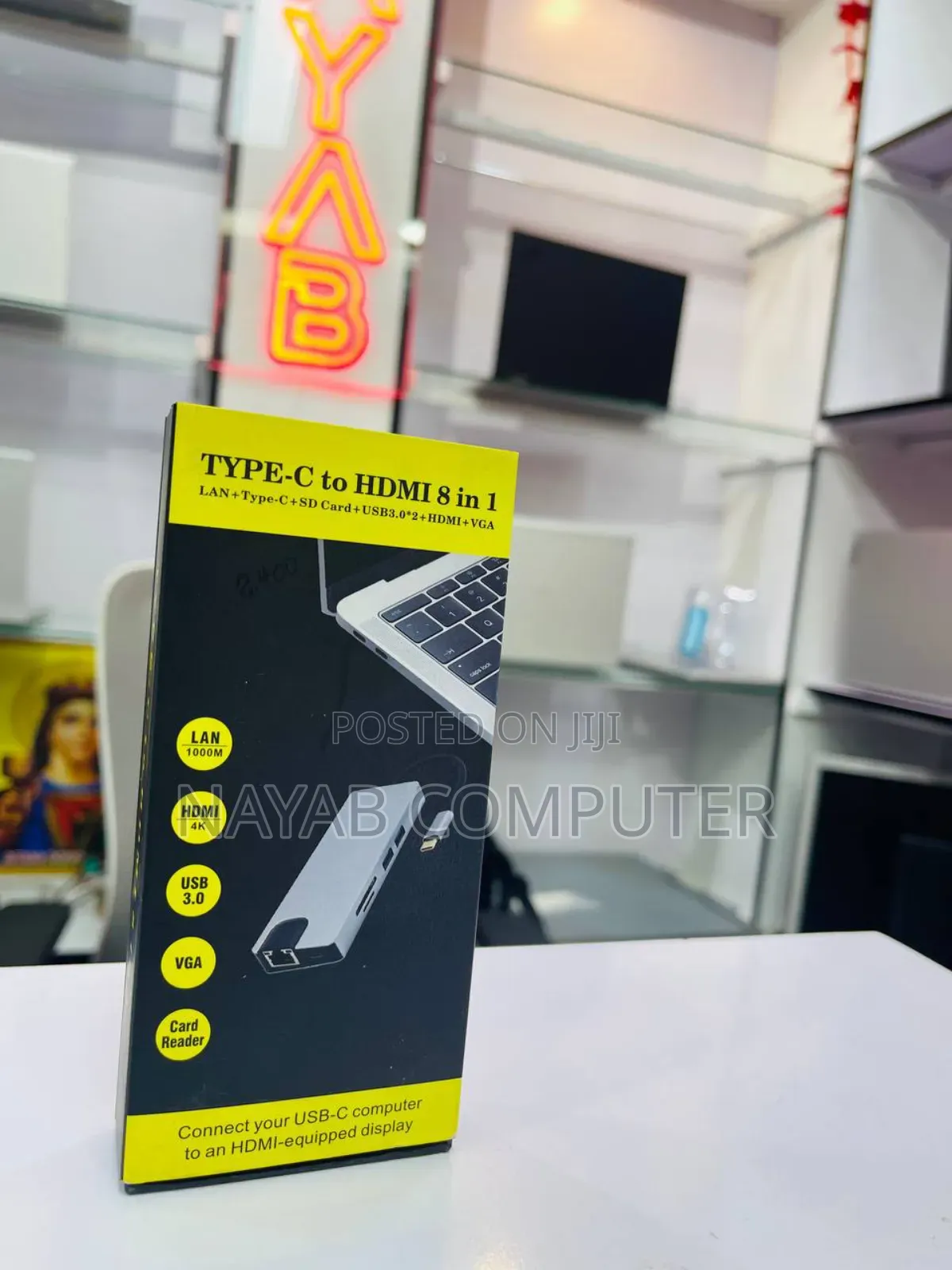 ባለ 8*Type C To Hdmi