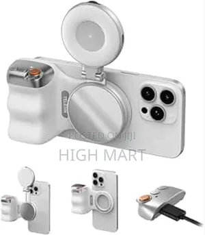 2 in 1 Telesin Magnetic Grip With Ring Light