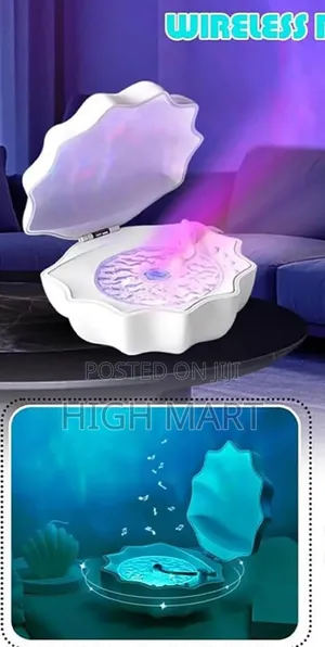 Shell Lamp With Bluetooth Speaker