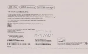 New Laptop Apple MacBook Pro M1 16GB Intel Core 5 SSD 512GB