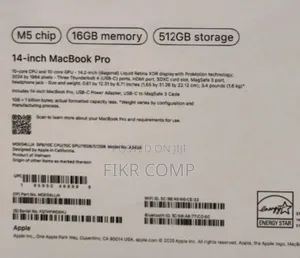 New Laptop Apple MacBook Pro M1 16GB Intel Core 5 SSD 512GB