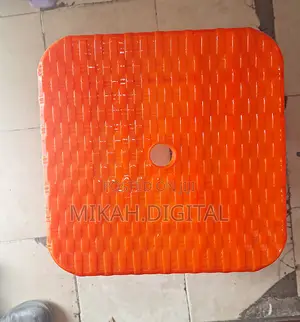 Patterned Rectangular Mini Plastic Chair
