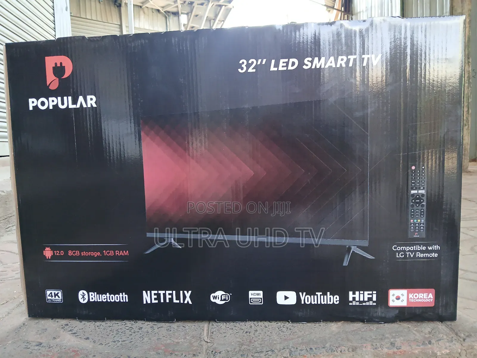 Popular 32" Led Smart Tv. Display: 32" Led, Ultra Hd Ready