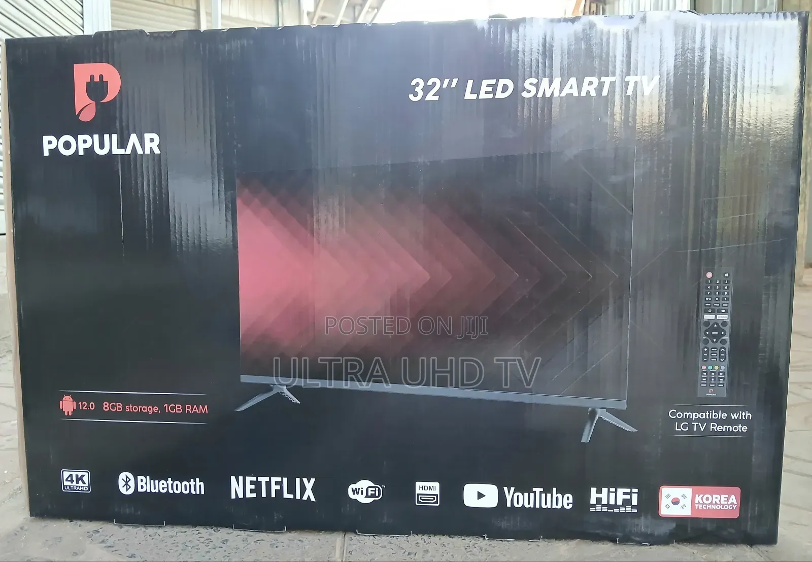 Popular 32" Led Smart Tv. Display: 32" Led, Ultra Hd Ready