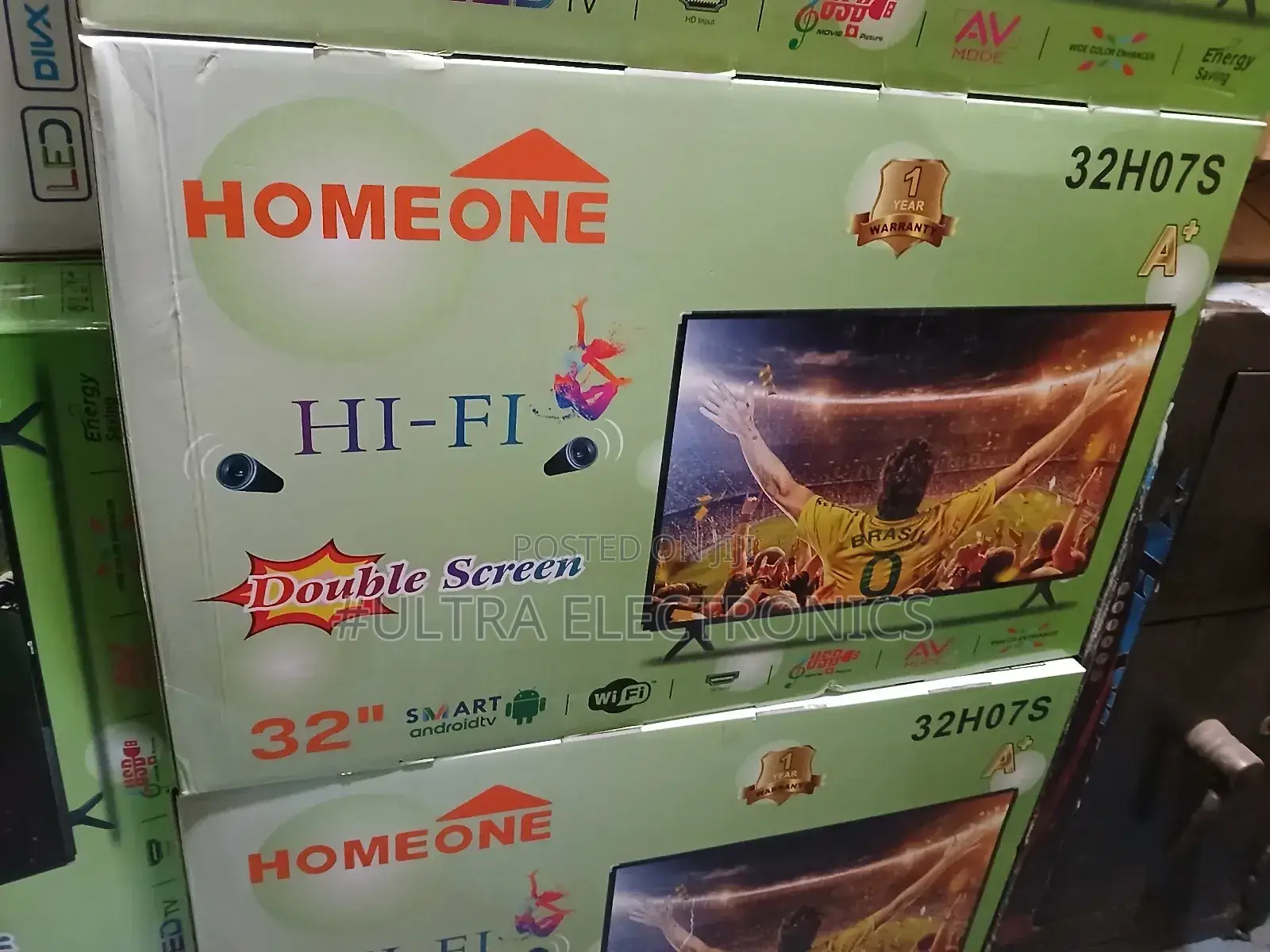 Home One 32h07s 32-Inch Smart Android Tv. Key Features Include: