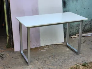 120 Cm Cream Color Table ( ጠረጴዛ ) - Free Delivery Included
