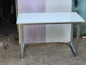 120 Cm Cream Color Table ( ጠረጴዛ ) - Free Delivery Included