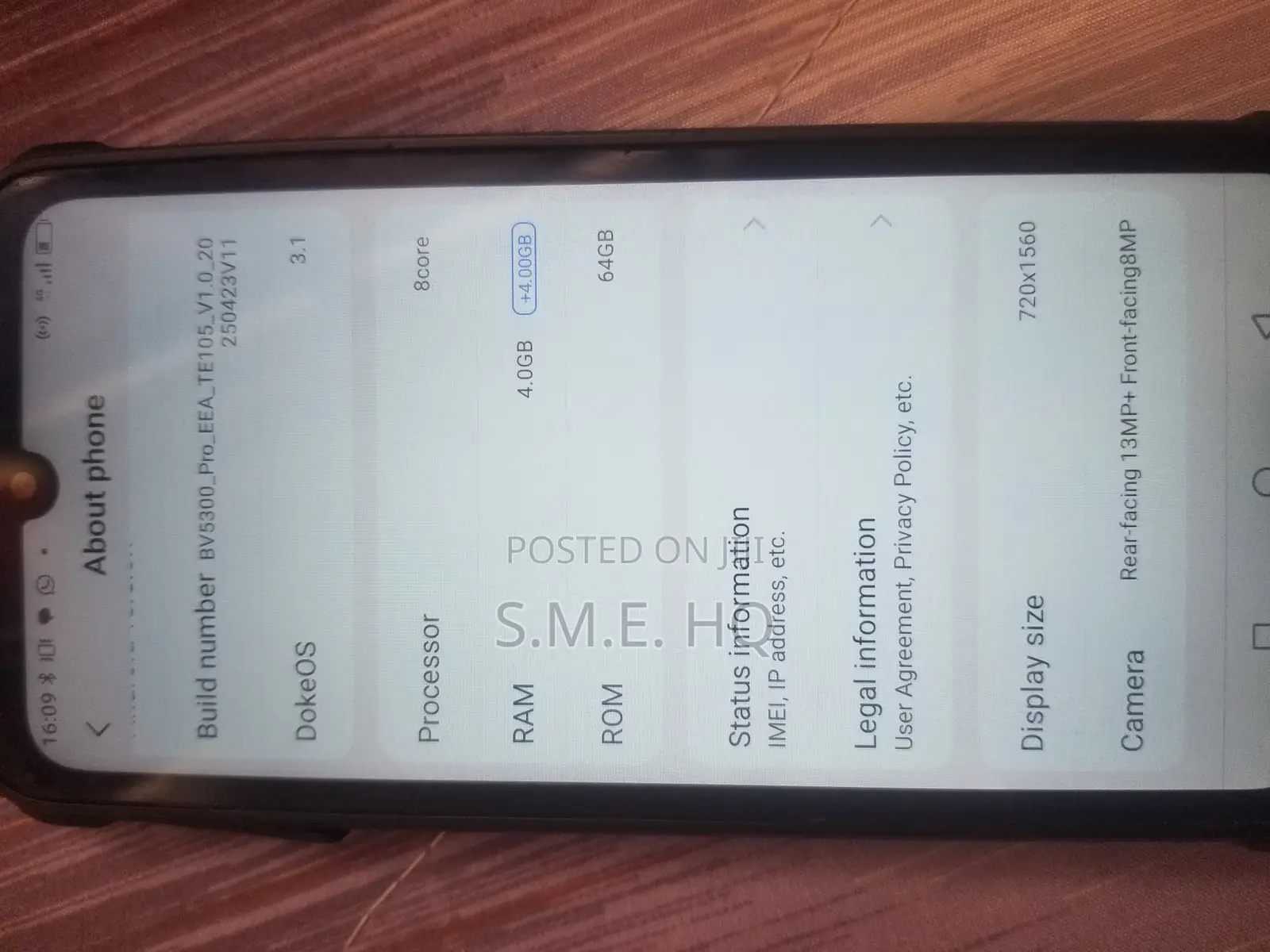 Blackview BV5300 Pro 64 GB Black