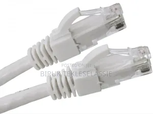 0.5m Cat6 Rj45 Ethernet Cable (White) 50cm