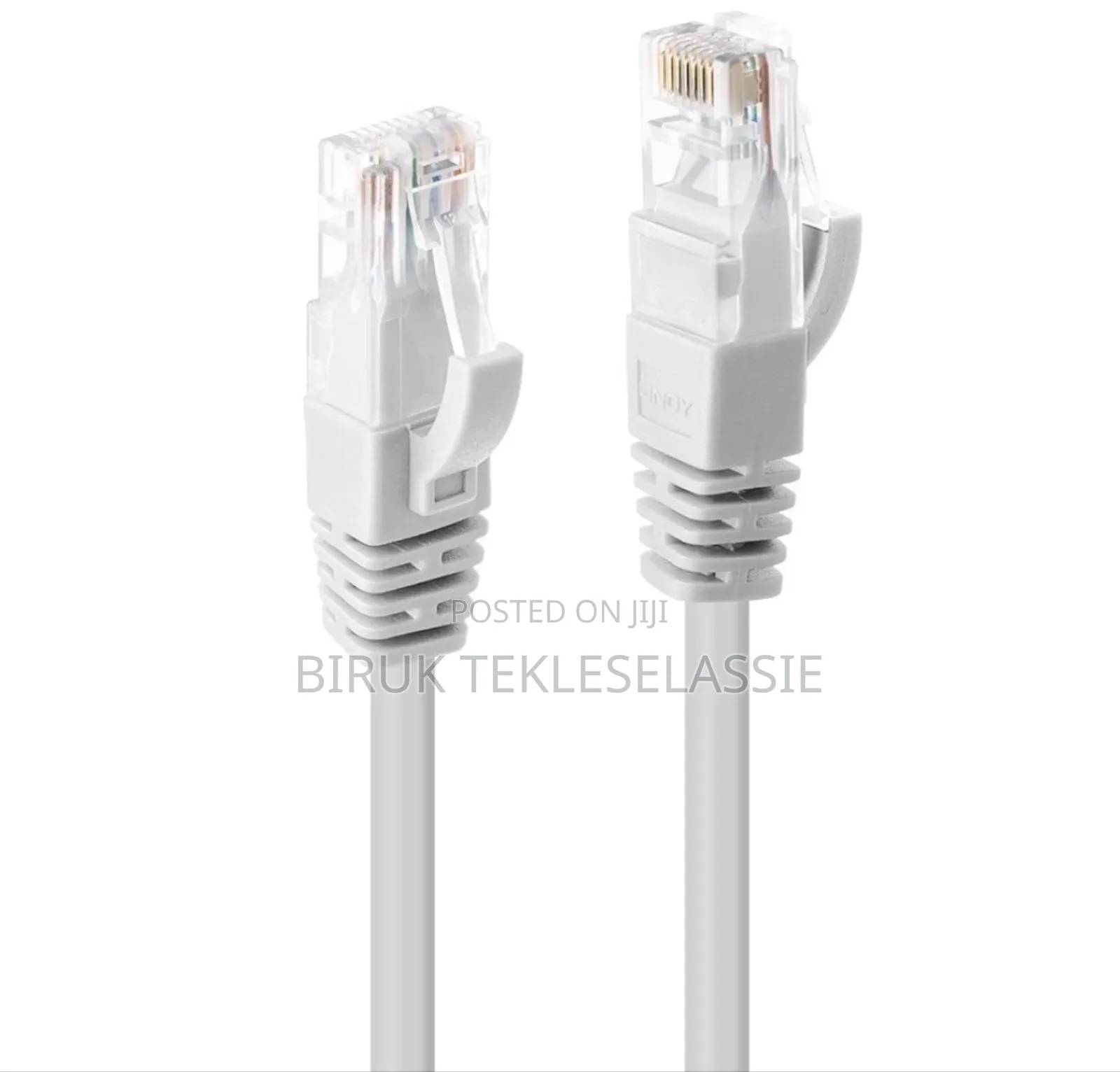 0.5m Cat6 Rj45 Ethernet Cable (White) 50cm